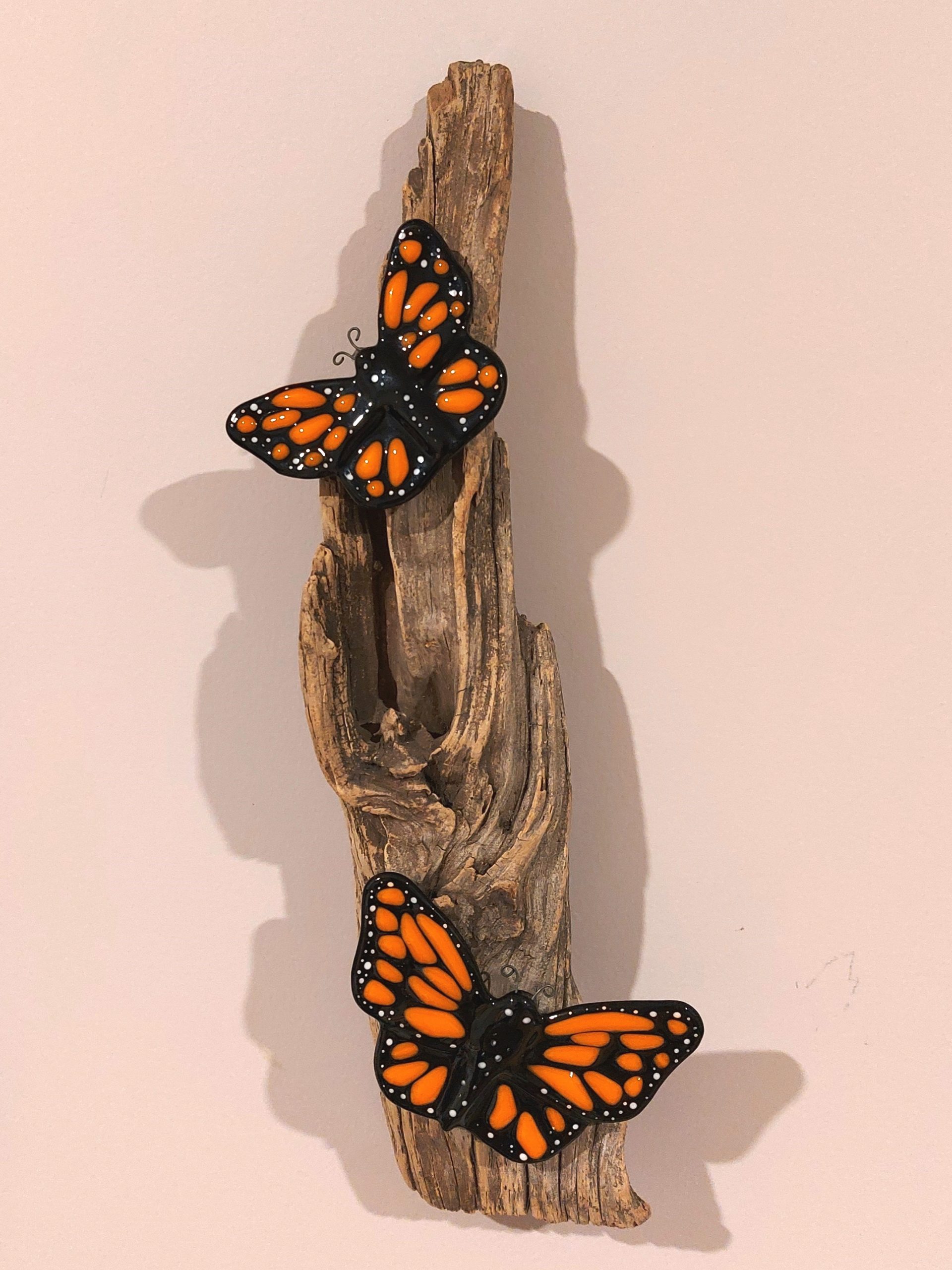 Butterflies on Driftwood – $54